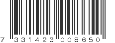 EAN 7331423008650