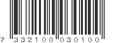 EAN 7332100030100