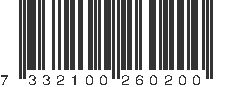 EAN 7332100260200