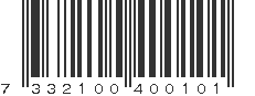 EAN 7332100400101
