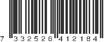 EAN 7332526412184
