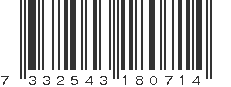 EAN 7332543180714