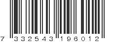 EAN 7332543196012