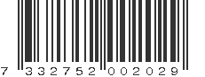 EAN 7332752002029