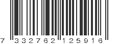 EAN 7332762125916