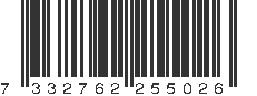 EAN 7332762255026
