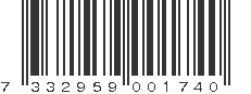 EAN 7332959001740