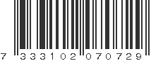 EAN 7333102070729