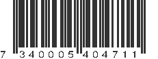 EAN 7340005404711