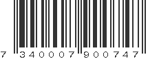 EAN 7340007900747