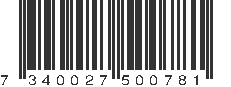 EAN 7340027500781