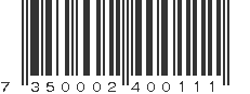 EAN 7350002400111