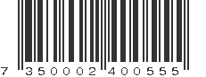 EAN 7350002400555