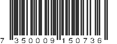 EAN 7350009150736