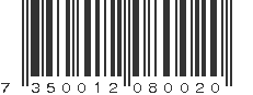 EAN 7350012080020
