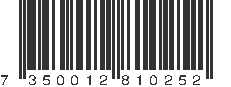 EAN 7350012810252