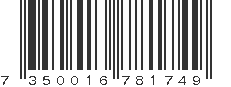 EAN 7350016781749
