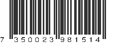 EAN 7350023981514