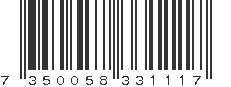 EAN 7350058331117