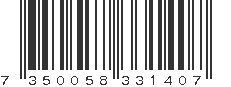 EAN 7350058331407