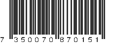 EAN 7350070870151