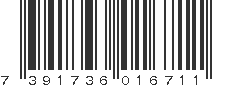 EAN 7391736016711