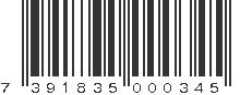 EAN 7391835000345