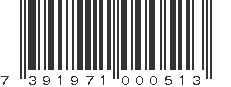 EAN 7391971000513