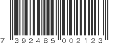 EAN 7392485002123