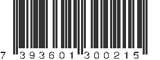 EAN 7393601300215