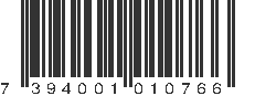 EAN 7394001010766