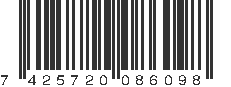 EAN 7425720086098