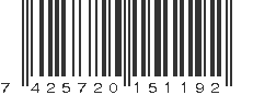 EAN 7425720151192