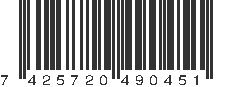 EAN 7425720490451