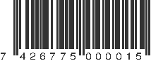 EAN 7426775000015