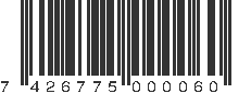 EAN 7426775000060