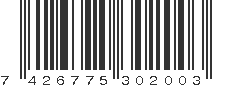 EAN 7426775302003
