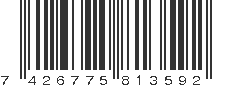 EAN 7426775813592