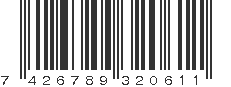 EAN 7426789320611