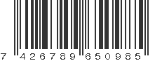EAN 7426789650985