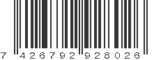 EAN 7426792928026