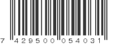 EAN 7429500054031