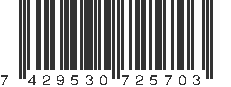 EAN 7429530725703