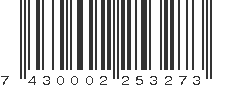 EAN 7430002253273