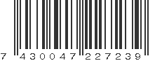 EAN 7430047227239