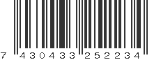 EAN 7430433252234