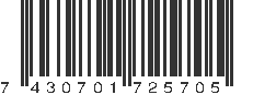 EAN 7430701725705