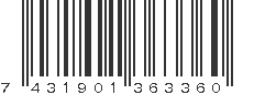 EAN 7431901363360