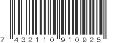 EAN 7432110910925