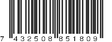EAN 7432508851809